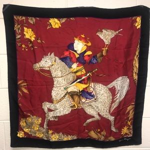 Vintage Authentic Salvatore Ferragamo Silk Scarf